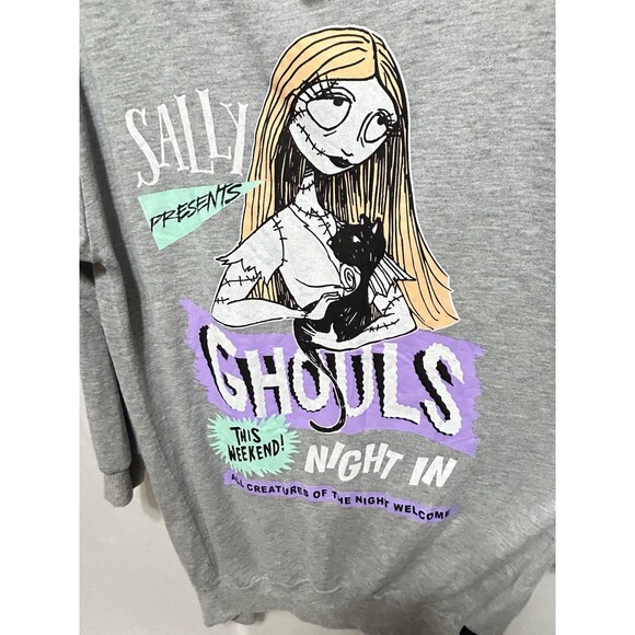 Disney Tim Burton's‎ The Nightmare Before Christmas Womens L Hooded PJ / Tunic - Picture 9 of 12